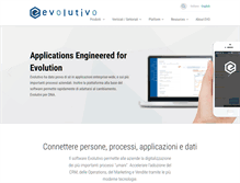 Tablet Screenshot of evolutivo.it